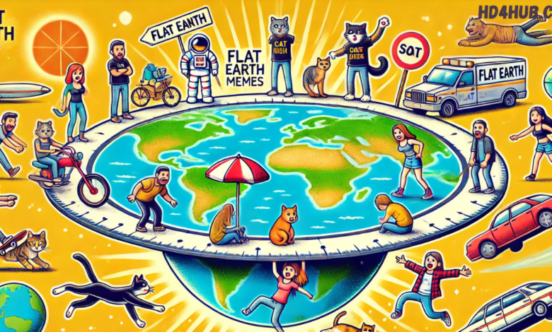 flat earth memes